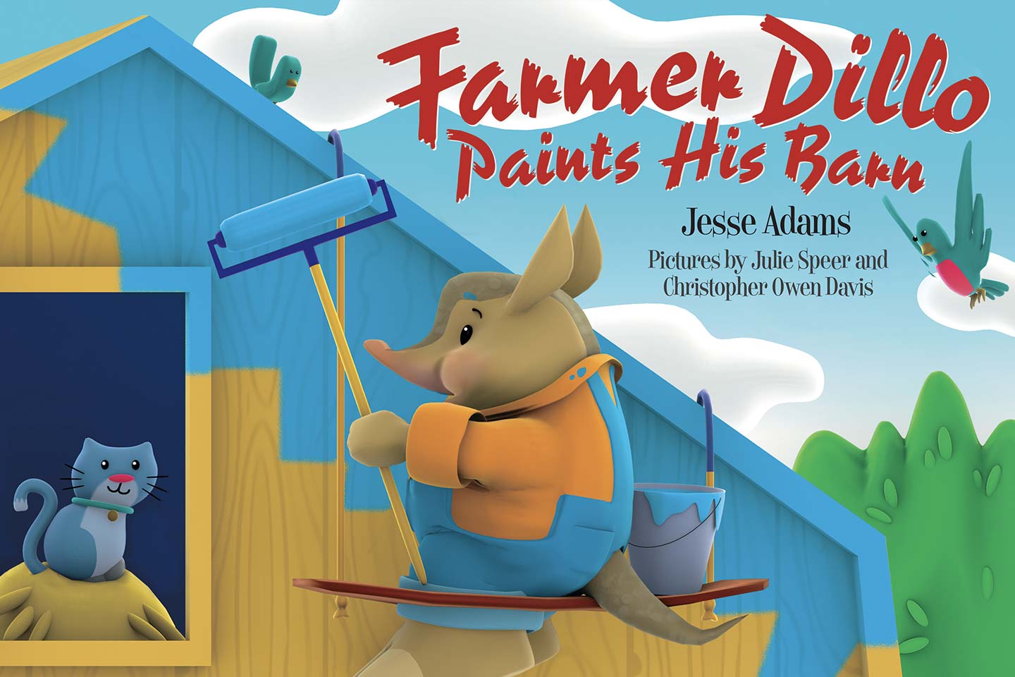 Farmer Dillo Paints His Barn