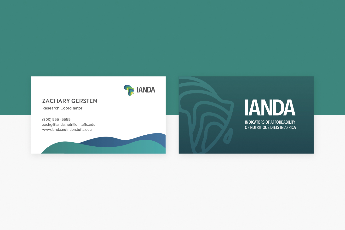 IANDA business card design