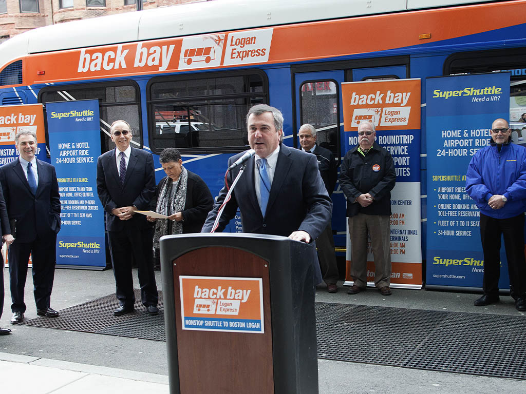 Massport Logan Express Shuttle Launch Freni