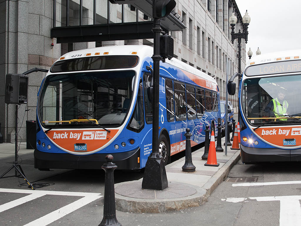 Massport Logan Express Shuttle Launch Front