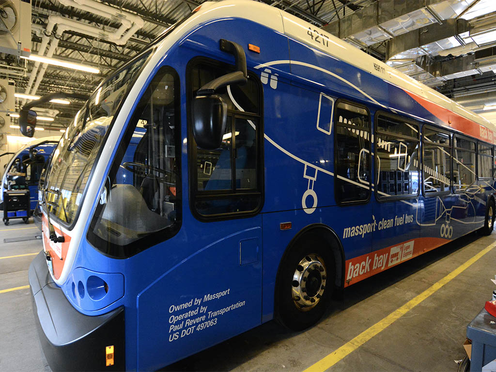 Massport Logan Express Shuttle Launch Install
