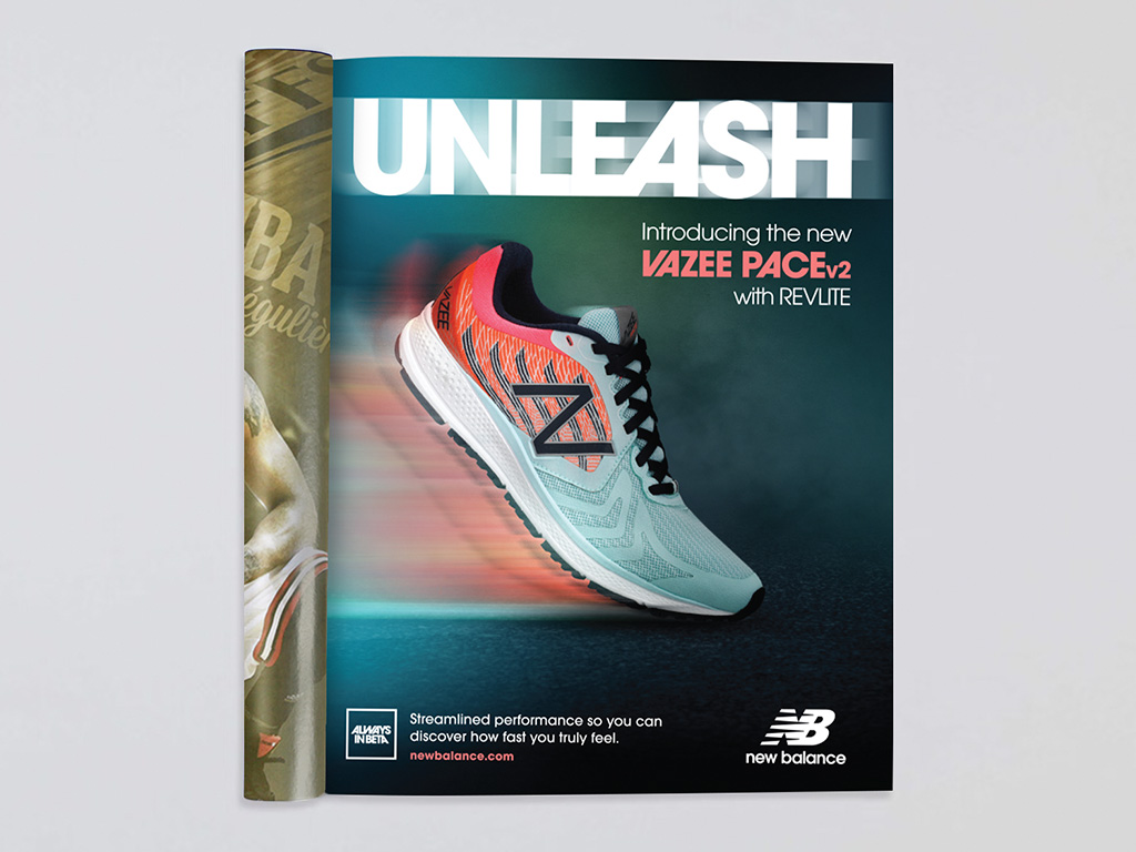 New Balance Vazee Pace Ad Design
