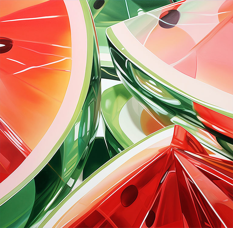 Glass Watermelon