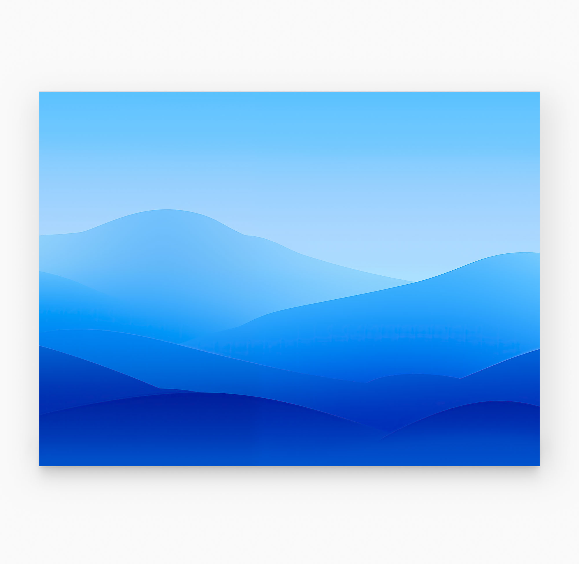 Blue Landscape