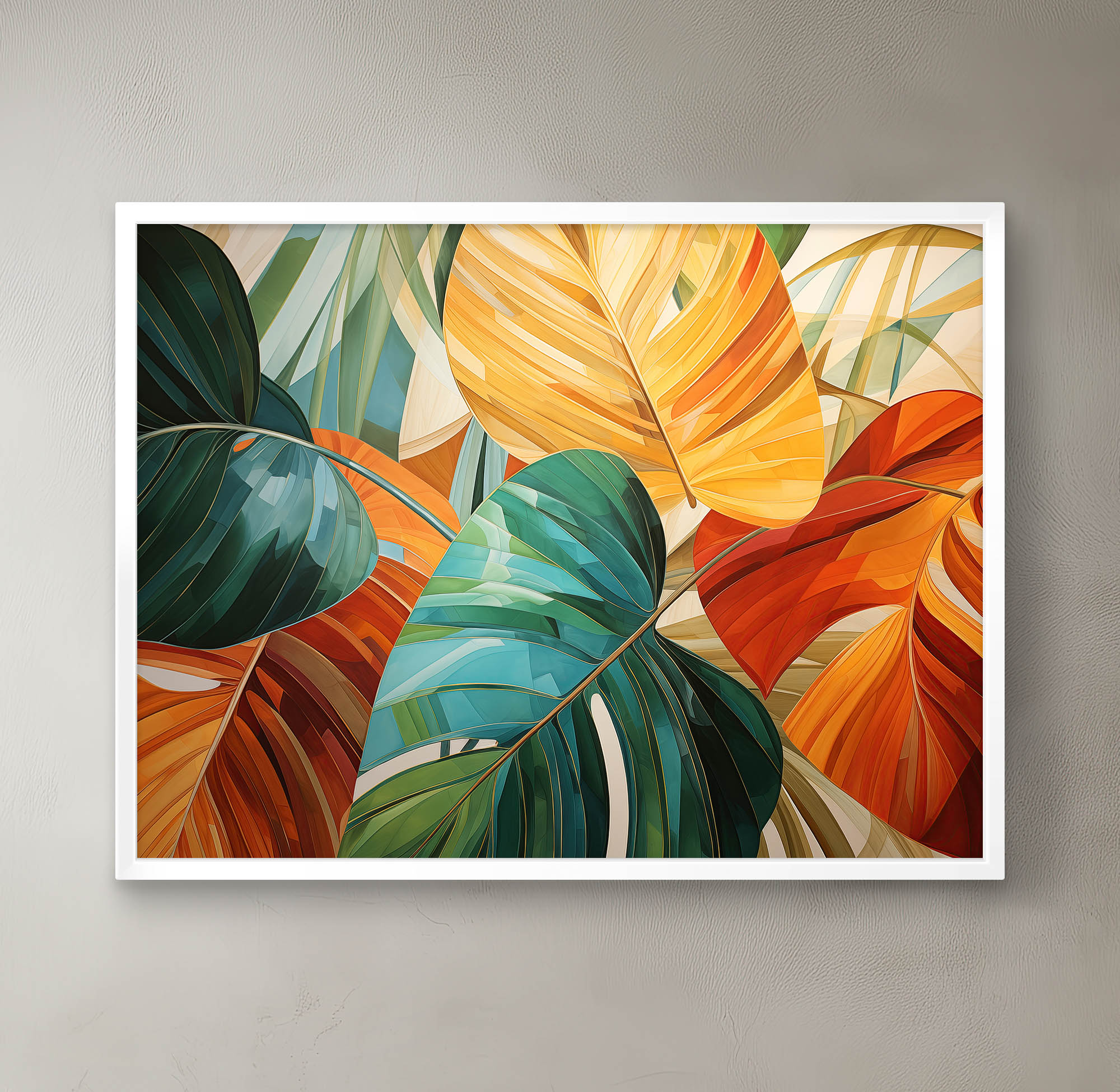 Tropical Philodendron Leaves